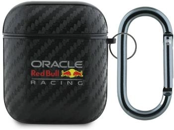 CG Mobile Red Bull Case PU Carbon Logo for Apple AirPods 1/2 Black