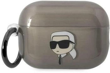 CG Mobile Karl Lagerfeld KKLAP2HNIKTCK Airpods Pro 2 cover black Ikonik