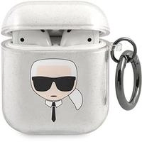 Karl Lagerfeld KLA2UKHGS AirPods 1/2cover silber/silberglitzer Karls Kopf - Silber