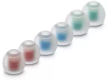 Hama Silikon-Ersatzohrpolster Grösse S - L, 6 Stück, weiß