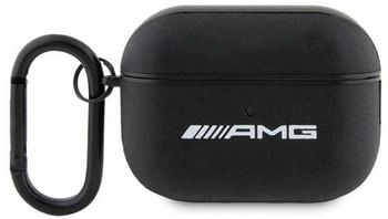 CG Mobile Mercedes-Benz AMG AMAP2SLWK Apple AirPods Pro 2 cover Black Leather White Logo