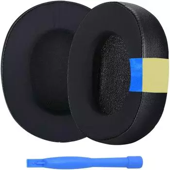 MMOBIEL Ersatz Ohrpolster für SteelSeries Arctis 1/3 / 5/7 / 9 / Pro & Prime Wireless Gaming Kopfhörer usw Kühlgel Kopfhörer Ohrpolster Schwarz