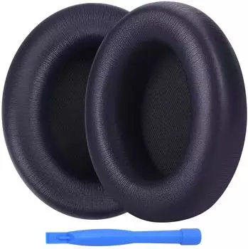 MMOBIEL Ersatz Ohrpolster für Beats Studio Pro Wireless Noise Cancelling Kopfhörer Memory- Schaumstoff und Protein PU Kopfhörer Ohrpolster Ersatzpolster Blau
