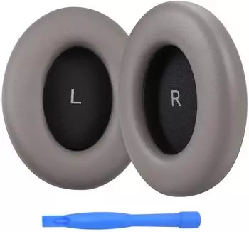 MMOBIEL Ersatz Ohrpolster für Sennheiser Momentum 4 Wireless Over-Ear Kopfhörer Memory- Schaumstoff und Protein PU Kopfhörer Ohrpolster Ersatzpolster Braun