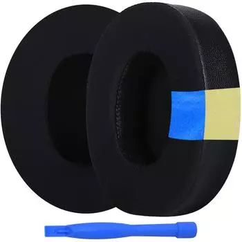 MMOBIEL Ersatz Ohrpolster für Beats Studio Pro Wireless Noise Cancelling Kopfhörer Kühlgel Kopfhörer Ohrpolster Ersatzpolster Schwarz