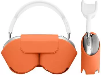 kwmobile H&uuml;lle kompatibel mit Apple AirPods Max Polyester Summer Orange