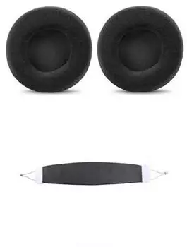 INF Ersatz-Ohrpolster und Kopfb&uuml;gel f&uuml;r SteelSeries Siberia V1, V2, V3 Prism, Ergonomisches Design, Isolation und Komfort, Flanell + Proteinleder