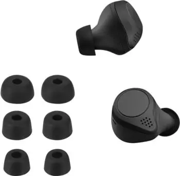 kwmobile 6X Polster kompatibel mit Jabra Elite 7 Pro/Elite 7 Active 3 Gr&ouml;&szlig;en Silikon