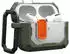 Urban Armor Gear Plasma Case für die Apple AirPods Pro 3 Hülle (2025) (Wireless-Charging kompatibel/Status LED sichtbar, Abnehmbarer Karabinerhaken) Olive/transparent
