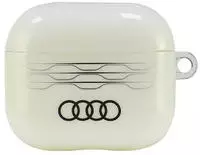 Audi Iml Airpods 3-h&uuml;lle Mit Geometrischem Muster, Wei&szlig;/wei&szlig;, Au-imlap3-a6/d3-we