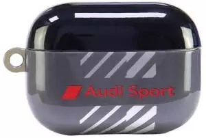 Audi IML Sport AirPods Pro 2 cover czarny/black AUS-IMLAPP2-RSQ/D1-BK (Kopfh&ouml;rer H&uuml;lle), Kopfh&ouml;rertasche + Schutzh&uuml;lle, Schwarz