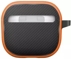 Uniq Case Clyde for AirPods 4 Lock Case orange (Kopfhörer Hülle), Kopfhörertasche + Schutzhülle, Orange