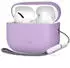 Tech-Protect Silikon Apple Airpods Pro 3 Lavendel (Kopfhörer Hülle), Kopfhörertasche + Schutzhülle, Violett