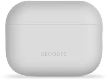 Decoded Decoded Silicone Case Apple Airpods Pro 3 (Ladecase H&uuml;lle), Kopfh&ouml;rertasche + Schutzh&uuml;lle, Grau