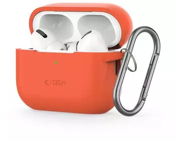 Tech-Protect Silicone Hook Case for Apple AirPods Pro 1/2 Orange