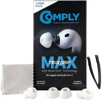 Comply For Apple AirPods Pro 3 Version: Max - White Small (S), Kopfh&ouml;rer Ersatzteile, Weiss