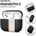 Tech-Protect Silikon Apple Airpods Pro 3 (Ladecase Hülle), Kopfhörertasche + Schutzhülle, Schwarz