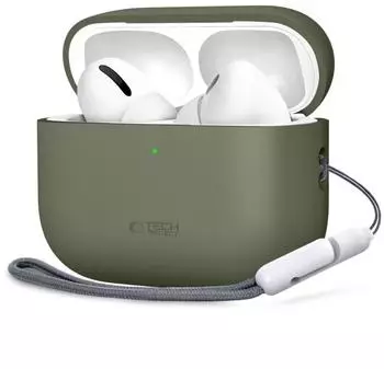 Targus Tech-Protect Silikon Apple Airpods Pro 3 (Ladecase Hülle), Kopfhörertasche + Schutzhülle, Grün