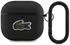 CG Mobile AirPods 4 Schutzhülle schwarz mit grünem Krokodil-Logo und Karabiner (LCA4PVCK)