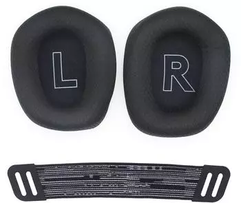 INF Ohrpolster und Kopfb&uuml;gelkissen f&uuml;r Logitech G733, schwarz (BEC-JZFT26-11D)