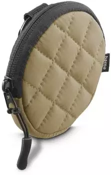 Hama Kopfh&ouml;rertasche In-Ear Organizer mit Karabiner, rund, beige (00231047)