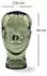 DESIGN DELIGHTS Glas Kopfhörerständer MICK olivtransparent 29cm Glaskopf Skulptur