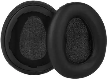 vhbw 2x Ohrpolster f&uuml;r MDR ZX770BN, 10RBT, 10R, ZX770, 10RNC, Schaumstoff/Kunststoff, schwarz (182121343-6)