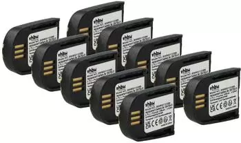 vhbw Akku-Set 10x Li-Polymer 140mAh 3,7V f&uuml;r Savi WH500 (182386124-3)