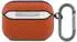 CG Mobile AirPods Pro 3 Hülle Steppmuster Kevlar, Metalllogo, Karabiner, orange/blau