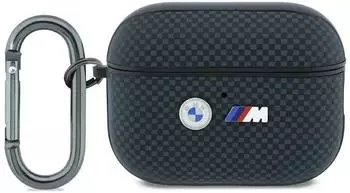 CG Mobile AirPods Pro 3 H&uuml;lle Steppmuster Kevlar mit Karabiner, orange/blau