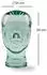 DESIGN DELIGHTS Glas Kopfhörerständer transparent + satin 29cm Glaskopf Skulptur T01 klar