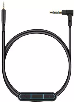 kwmobile Ersatz-Kopfh&ouml;rerkabel 3,5mm mit Mikrofon und Lautst&auml;rkeregler, 150cm (44133.01)