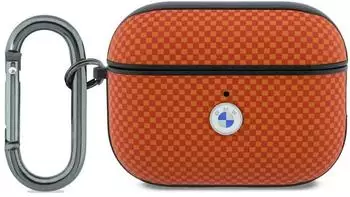 CG Mobile AirPods Pro 3 Hülle Kevlar-Textur, Metalllogo, Karabiner, orange (BMAP326PTKLO)