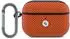 CG Mobile AirPods Pro 3 Hülle Kevlar-Textur, Metalllogo, Karabiner, orange (BMAP326PTKLO)
