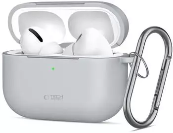 Tech-Protect Silicone Hook Case Apple AirPods Pro 3 Crayon Grey