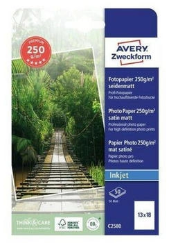 Avery Zweckform Fotopapier Premium 13x18cm 250g C2580
