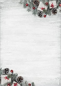 sigel DP416 Christmas Motif Papers "Scandinavian Christmas" 90 gsm A4 100 sheets