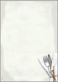 sigel DP125 Motif paper "Menu Meals" A4 90 gsm 50 sheets