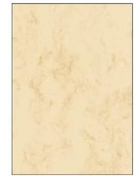 sigel DP907 Marbled Writing Paper A5 90 gsm double sided Beige 100 sheets