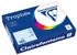 Clairefontaine Trophée tel, farbiges Papier, A4, 160 g, 250 Blatt, azurblau (2633PC)