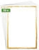 sigel Briefpapier DP614, Golden frame, A4, 200 g/m², 50 Blatt