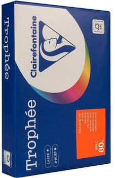 Clairefontaine Troph&eacute;e A4 80g orange 500 Blatt