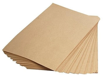 Clairefontaine Braunes Kraftpapier, Ries, gerippt, A4, 250 Bogen 90g 3708C