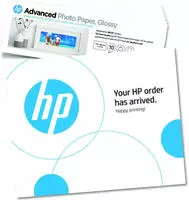 HP 49V51A, HP Fotopapier 49V51A 10,0 x 30,5 cm gl&auml;nzend 250 g/qm 10 Blatt wei&szlig;