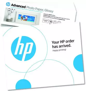 HP Advanced Photo Paper Glossy 65 lb 4 x 12 Zoll (101 x 305 mm) 10