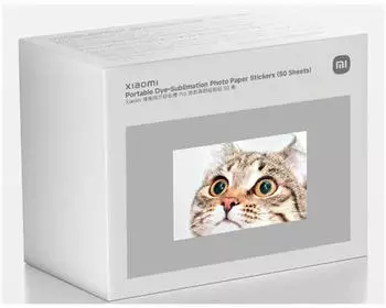 Xiaomi Portable Dye-Sublimation Photo Paper Stickers (50 Sheets)