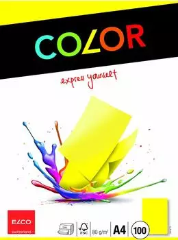 Elco Kopierpapier »Color« A4 100 Blatt gelb (74616.72)