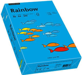 Rainbow Farbpapier A4 80 g/m2 500 Blatt intensivblau