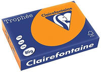 Clairefontaine Multifunktionspapier Troph&eacute;e, A4, neonorange