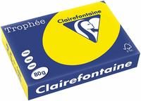 Clairefontaine Multifunktionspapier Troph&eacute;e, A4, neongelb